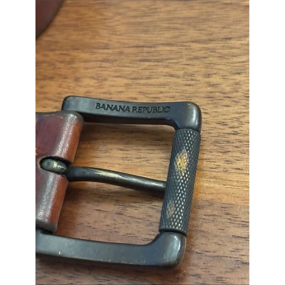 Banana Republic Brown Leather Belt Size 36”